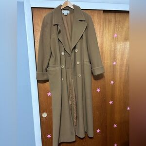 Brown trench coat, Talbots